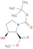 1,2-Pyrrolidinedicarboxylic acid, 3-hydroxy-, 1-(1,1-dimethylethyl)2-methyl ester, (2R-cis)-