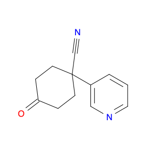 4-OXO-1-(3-PYRIDINYL)-CYCLOHEXANECARBONITRILE
