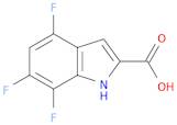 4,6,7-trifluoro-1H-indole-2-carboxylic acid