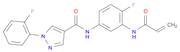 N-[4-fluoro-3-(prop-2-enamido)phenyl]-1-(2-fluorophenyl)-1H-pyrazole-4-carboxamide