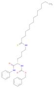 N-​[(1S)​-​1-​[(Phenylamino)​carbonyl]​-​5-​[(1-​thioxotetradecyl)​amino]​pentyl]​-carbamicAcidPhenylmethylEster