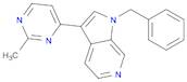 3-​(2-​Methyl-​4-​pyrimidinyl)​-​1-​(phenylmethyl)​-1H-​pyrrolo[2,​3-​c]​pyridine
