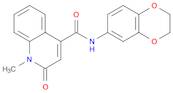 N-​(2,​3-Dihydro-​1,​4-​benzodioxin-​6-​yl)​-​1,​2-​dihydro-​1-​methyl-​2-​oxo-4-​quinolinecarboxamide​