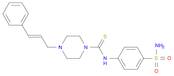 N-[4-(Aminosulfonyl)phenyl]-4-(3-phenyl-2-propenyl)-1-piperazinecarbothioamide