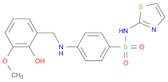 4-[[(2-Hydroxy-3-methoxyphenyl)methyl]amino]-N-2-thiazolyl-benzenesulfonamide
