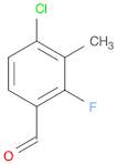 4-chloro-2-fluoro-3-methylbenzaldehyde