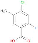 4-CHLORO-2-FLUORO-5-METHYLBENZOIC ACID