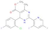 4-​(2-Chloro-​4-​fluorophenyl)​-​2-​(3,​5-​difluoro-​2-​pyridinyl)​-​1,​4-​dihydro-​6-​methyl-​5-​pyrimidinecarboxylicAcidMethylEster