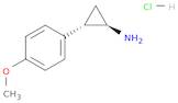 rac-(1R,2S)-2-(4-methoxyphenyl)cyclopropan-1-amine hydrochloride, trans