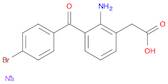 Benzeneacetic acid, 2-amino-3-(4-bromobenzoyl)-, monosodium salt