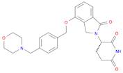 (S)-3-[4-(4-Morpholin-4-yl-methyl-benzyloxy)-1-oxo-1,3-dihydro-isoindol-2-yl]-piperidine-2,6-dione