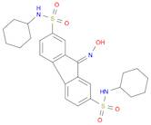 N2,N7-Dicyclohexyl-9-(hydroxyimino)-9H-fluorene-2,7-disulfonamide