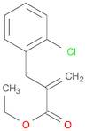 Benzenepropanoic acid, 2-chloro-a-methylene-, ethyl ester