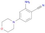 2-Amino-4-(4-morpholinyl)benzonitrile