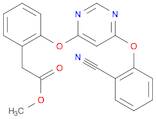 Methyl 2-(2-((6-(2-cyanophenoxy)pyrimidin-4-yl)oxy)phenyl)acetate