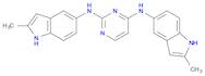 2-N,4-N-bis(2-methyl-1H-indol-5-yl)pyrimidine-2,4-diamine