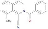 2-Benzoyl-8-Methyl-2,3-Dihydroisoquinoline-1-Carbonitrile