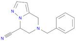 5-benzyl-4,5,6,7-tetrahydropyrazolo[1,5-a]pyrazine-7-carbonitrile