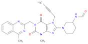N-{1-[7-(but-2-yn-1-yl)-3-methyl-1-[(4-methylquinazolin-2-yl)methyl]-2,6-dioxo-2,3,6,7-tetrahydro-1H-purin-8-yl]piperidin-3-yl}formamide