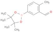 2-methyl-5-(tetramethyl-1,3,2-dioxaborolan-2-yl)benzaldehyde
