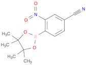 3-Nitro-4-(tetramethyl-1,3,2-dioxaborolan-2-yl)benzonitrile