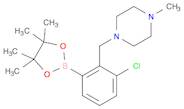 3-Chloro-2-(4-methylpiperazinomethyl)phenylboronic acid, pinacol ester