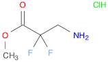 METHYL 3-AMINO-2,2-DIFLUOROPROPANOATE HYDROCHLORIDE