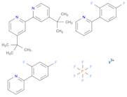 iridium(3+) ion bis(3,5-difluoro-2-(pyridin-2-yl)benzen-1-ide) 4-tert-butyl-2-(4-tert-butylpyridin-2-yl)pyridine hexafluoro-lambda5-phosphanuide