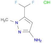 5-(difluoromethyl)-1-methyl-1H-pyrazol-3-amine hydrochloride