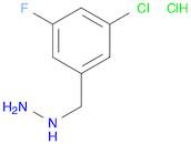 [(3-chloro-5-fluorophenyl)methyl]hydrazine hydrochloride