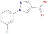1-(3-fluorophenyl)-1H-pyrazole-4-carboxylic acid
