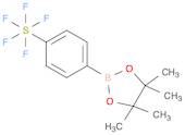 4-(4,4,5,5-TETRAMETHYL-1,3,2-DIOXABOROLAN-2-YL)-PHENYLSULFUR PENTAFLUORID+