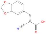 3-(1,3-dioxaindan-5-yl)-2-cyanoprop-2-enoic acid