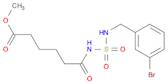 Methyl 6-((N-(3-bromobenzyl)sulfamoyl)amino)-6-oxohexanoate