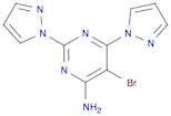 5-Bromo-2,6-di(1H-pyrazol-1-yl)pyrimidin-4-amine