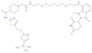 N-(5-(((5-(tert-Butyl)oxazol-2-yl)methyl)thio)thiazol-2-yl)-1-(14-((2-(2,6-dioxopiperidin-3-yl)-1,3-dioxoisoindolin-4-yl)amino)-2-oxo-6,9,12-trioxa-3-azatetradecyl)piperidine-4-carboxamide