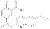 2-Chloro-N-(6-methoxy-4-quinolinyl)-5-nitrobenzamide