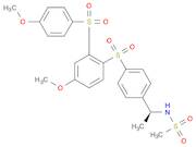 N-[(1S)-1-[4-[[4-Methoxy-2-[(4-methoxyphenyl)sulfonyl]phenyl]sulfonyl]phenyl]ethyl]methanesulfonamide