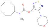 4-(4-Morpholinyl)-1,2,5-thiadiazol-3-ylN-cyclooctyl-N-methylcarbamate