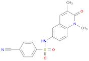 4-Cyano-N-(1,2-dihydro-1,3-dimethyl-2-oxo-6-quinolinyl)benzenesulfonamide