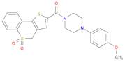 (5,5-Dioxido-4H-thieno[3,2-c][1]benzothiopyran-2-yl)[4-(4-methoxyphenyl)-1-piperazinyl]methanone