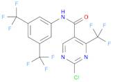 N-[3,5-Bis(trifluoromethyl)phenyl]-2-chloro-4-(trifluoromethyl)-5-pyrimidinecarboxamide