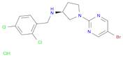 (3S)-N-(2,4-Dichlorobenzyl)-1-(5-bromopyrimidin-2-yl)pyrrolidinyl-3-aminehydrochloride