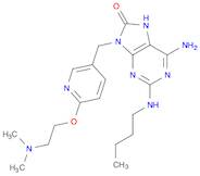 6-Amino-2-(butylamino)-9-[[6-[2-(dimethylamino)ethoxy]-3-pyridinyl]methyl]-7,9-dihydro-8H-purin-8-one