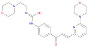 N-[2-(4-Morpholinyl)ethyl]-N'-[4-[3-[6-(4-morpholinyl)-2-pyridinyl]-1-oxo-2-propen-1-yl]phenyl]urea