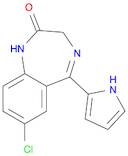 7-Chloro-1,3-dihydro-5-(1H-pyrrol-2-yl)-2H-1,4-benzodiazepin-2-one