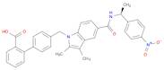 4'-[[2,3-Dimethyl-5-[[[(1S)-1-(4-nitrophenyl)ethyl]amino]carbonyl]-1H-indol-1-yl]methyl]-[1,1'-biphenyl]-2-carboxylicacid