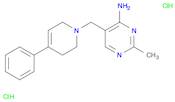 5-[(3,6-Dihydro-4-phenyl-1(2H)-pyridinyl)methyl]-2-methyl-4-pyrimidinaminedihydrochloride
