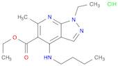 4-(Butylamino)-1-ethyl-6-methyl1H-pyrazolo[3,4b]pyridine-5-ethylcarboxylatehydrochloride