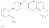4-(2-Methoxyphenyl)-α-[(1-naphthalenyloxy)methyl]-1-piperazineethanolhydrochloride